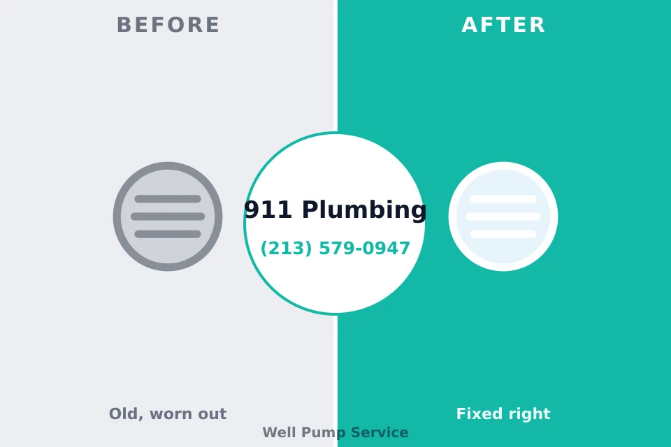 Before and after: plumbing repair Wilburton, OK